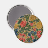 Aimant Conception de jardin d'art floral vintage (Recto/Verso)