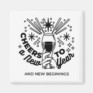 Aimant Conception de la fête du Nouvel An