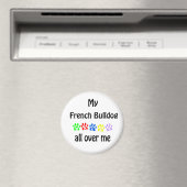 Aimant Conception de la marche des Bulldog français (In Situ (Lave-vaisselle))