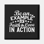 Aimant Conception de la motivation chrétienne - Foi, Amou (Devant)