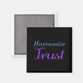 Aimant Conception de la prévention de la confiance harmon (Recto/Verso)