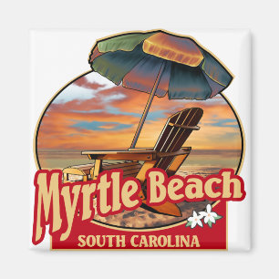 Aimant Conception de la scène de Myrtle Beach SC