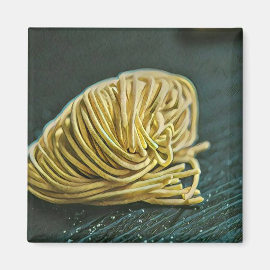 Aimant Conception de l'amoureux des nouilles (Devant)