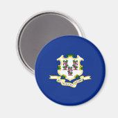 Aimant Conception de l'indicateur d'état Connecticut (Recto/Verso)