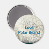 Aimant Conception de l'ours pour les animaux et les anima (Recto/Verso)