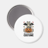Aimant Conception de maillot de costume de chat de pumpki (Recto/Verso)