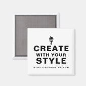 Aimant Conception de marque d'entreprise personnalisée (Recto/Verso)