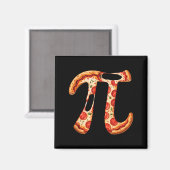 Aimant Conception de mathématiques de pizza de jour de Pi (Recto/Verso)