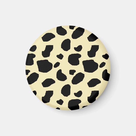 Aimant Conception de motif de couleur de peau de vache an (Devant)