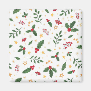 Aimant Conception de motif hivernal