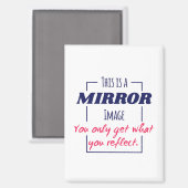 Aimant Conception de motivation Mentalité de réflexion da (Recto/Verso)