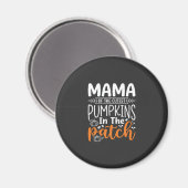 Aimant Conception de patch de citrouilles maman Halloween (Recto/Verso)