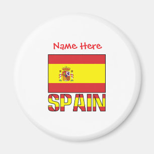 Aimant Conception de patrimoine de drapeau d'Espagne pers