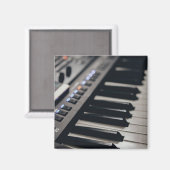 Aimant Conception de piano mignonne (Recto/Verso)