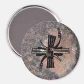 Aimant Conception de poterie Mimbres (Recto/Verso)