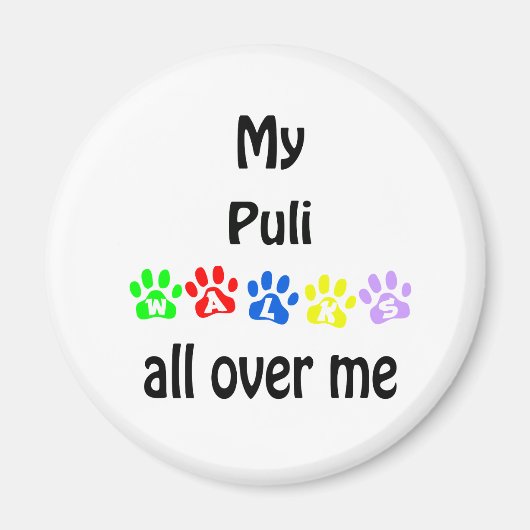 Aimant Conception de Puli Walks (Devant)
