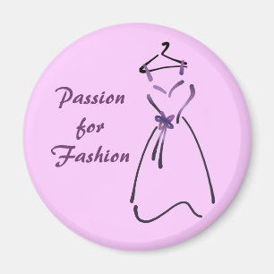 Aimant Conception de robe élégante avec le slogan