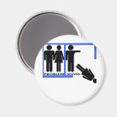 Aimant Conception de rupture et de divorce (Recto/Verso)