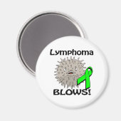 Aimant Conception de sensibilisation au lymphome (Recto/Verso)