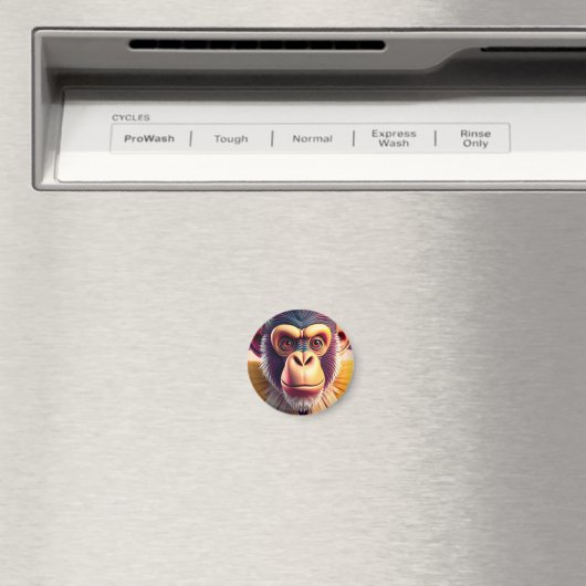 Aimant Conception de singe (In Situ (Lave-vaisselle))