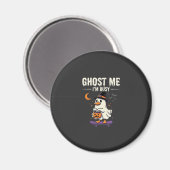 Aimant Conception de skateboard Canard Fantôme Halloween_ (Recto/Verso)