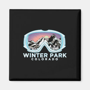 Aimant Conception de ski de Winter Park Winter Park 