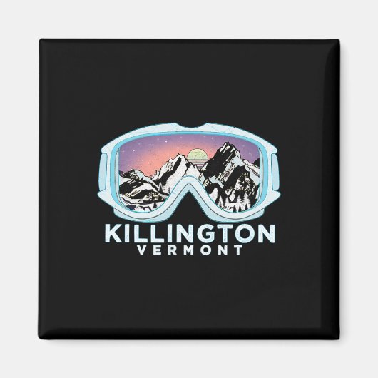 Aimant Conception de ski Killington Killington, Vt Ski Al (Devant)