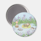 Aimant Conception de souris maison® (Recto/Verso)