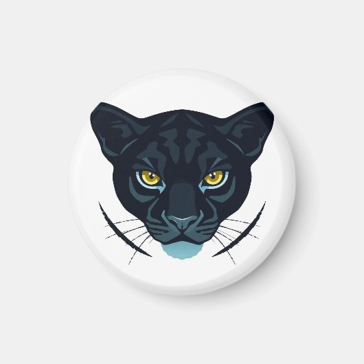 Aimant Conception de style de rue Black Puma (Devant)