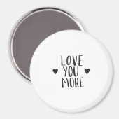 Aimant Conception de style élégant Je t'aime plus (Recto/Verso)