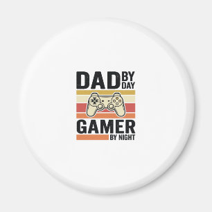 Aimant Conception de T-Shirt Manette Vintage de Papa Joue