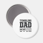 Aimant Conception de T-shirt Tumbling Dad Drive Pay Clap (Recto/Verso)