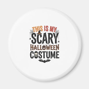 Aimant Conception de T-shirt vintage de costume d'Hallowe
