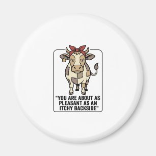 Aimant Conception de T-Shirt vintage vache patchwork grin