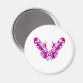 Aimant Conception de tatouage tribal papillon (Recto/Verso)