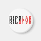 Aimant Conception de texte bipolaire (Devant)