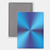 Aimant Conception de texture métallique bleue-47456 (Recto/Verso)