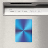 Aimant Conception de texture métallique bleue-47456 (In Situ (Lave-vaisselle))