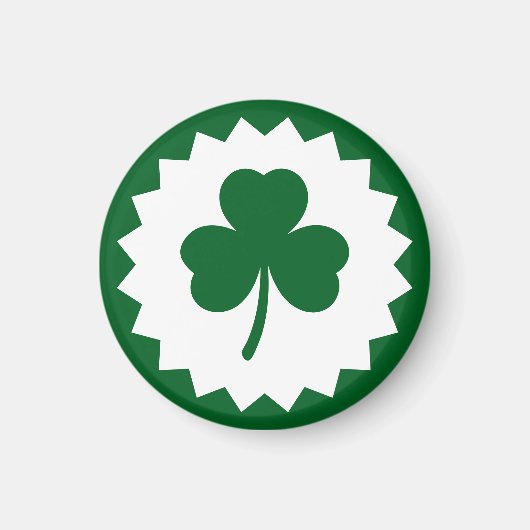 Aimant Conception de trèfle à trois feuilles de style Pre (Devant)