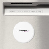 Aimant Conception de typographie de polices mixtes J'aime (In Situ (Lave-vaisselle))