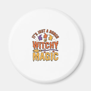 Aimant Conception de typographie Halloween magique ensorc