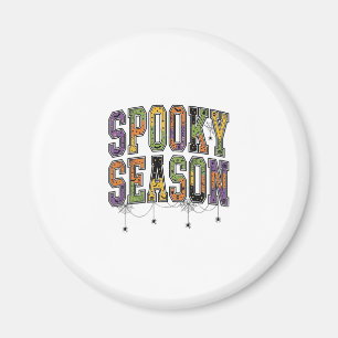 Aimant Conception de typographie Halloween vintage de sai