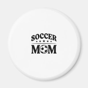 Aimant Conception de vecteur de chemise de maman de footb