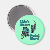 Aimant Conception de vélo dur à courte et à pédale (Recto/Verso)