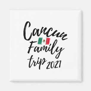 Aimant Conception de voyage au Mexique pour famille à Can