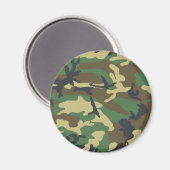 Aimant Conception de Woodland Camouflage (Recto/Verso)