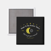 Aimant Conception d'éclipse solaire pour les fans de la s (Recto/Verso)