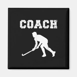 Aimant Conception d'entraîneur de hockey sur gazon. Instr