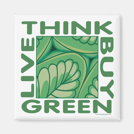 Aimant Conception des feuilles (Devant)