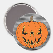 Aimant Conception d'Halloween de citrouille effrayante Ja (Recto/Verso)